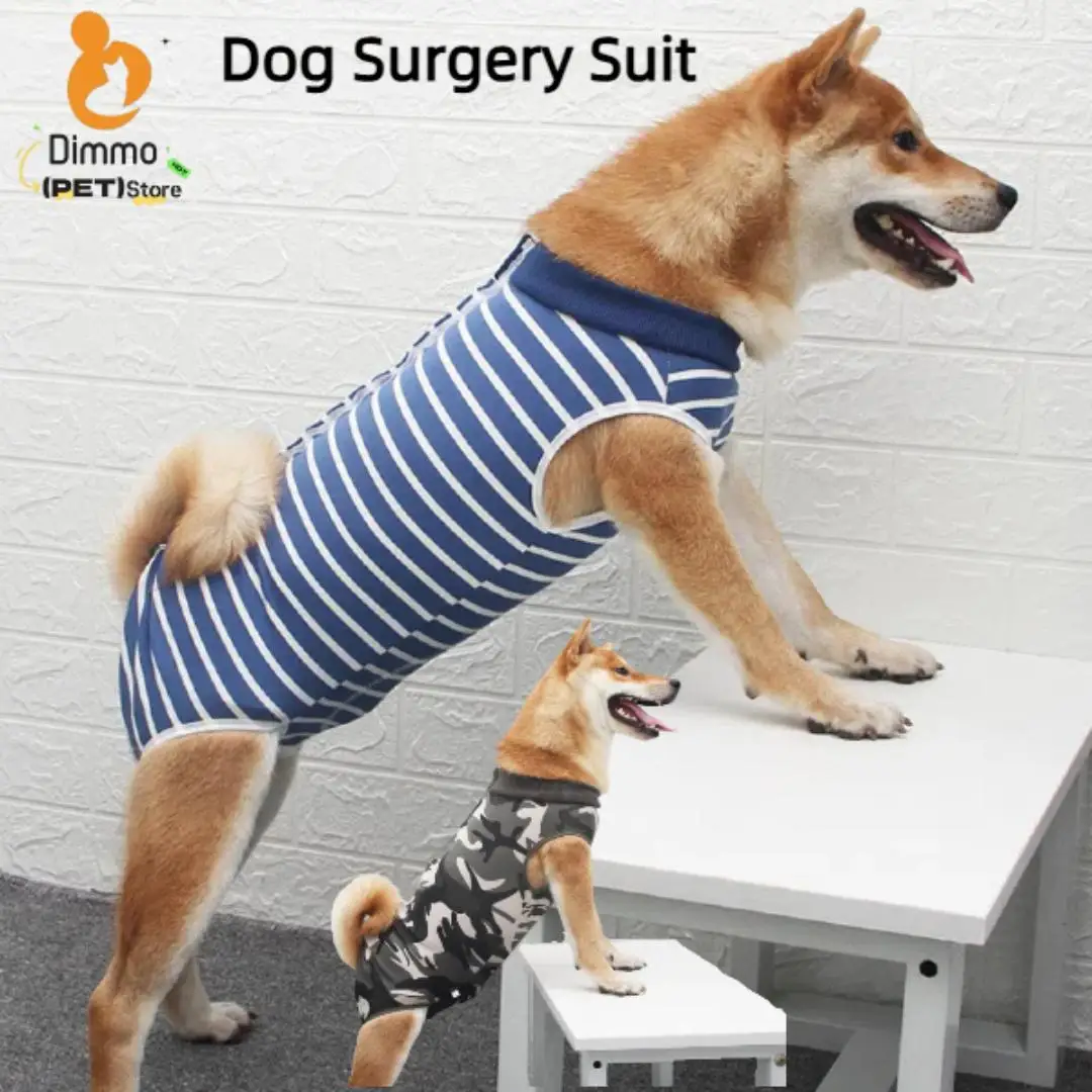 Dog Recovery Suit Abdominal Wound Surgical Clothes Dogs Anti-Licking Pet Onesies Vest Post Surgery Dog Sterilization Suit