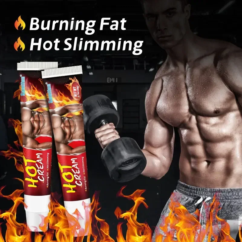 Strong Anti Cellulite Fat Burning Weight Loss Abdominals Muscle Cream For Men Belly Firming Slimming Shaping Gel Body care