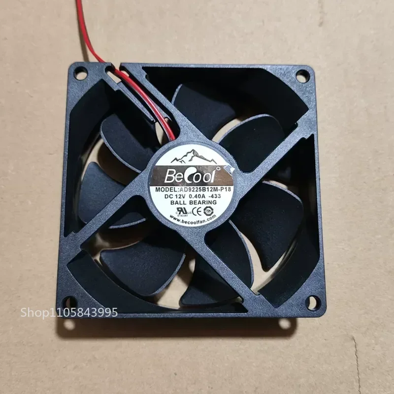 for Coolserver Leopard 9cm 92025 Dual Ball 4 Wire Fan AD9225B12M-P18
