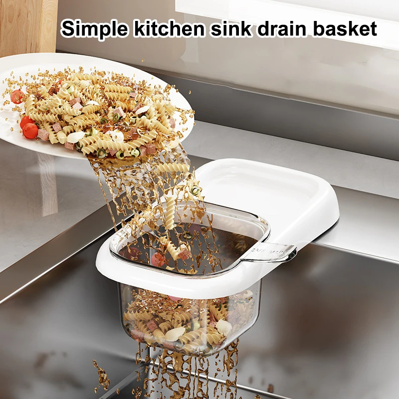 

New Creative Simple Style Kitchen Sink Drain Basket Sink Separation Leftovers Tea Residue Filter Basket Drain Rack Kitchen Tools