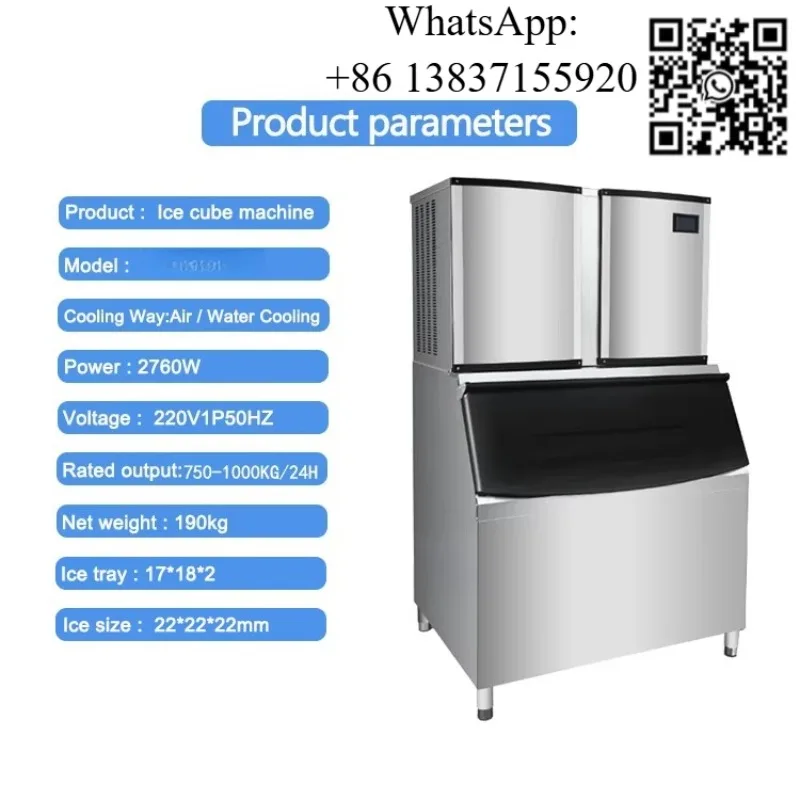 Custom Commercial Ice Making Machine Industrial Ice Cube Maker Machine For Business