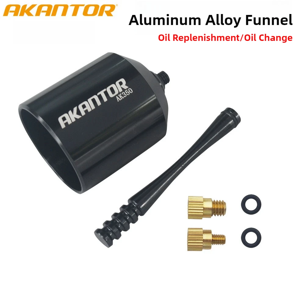 

Диспенсер для велосипедного масла, воронка из алюминиевого сплава M4/M5/M6, универсальный комплект для прокачки гидравлического дискового тормоза, детали для велосипеда