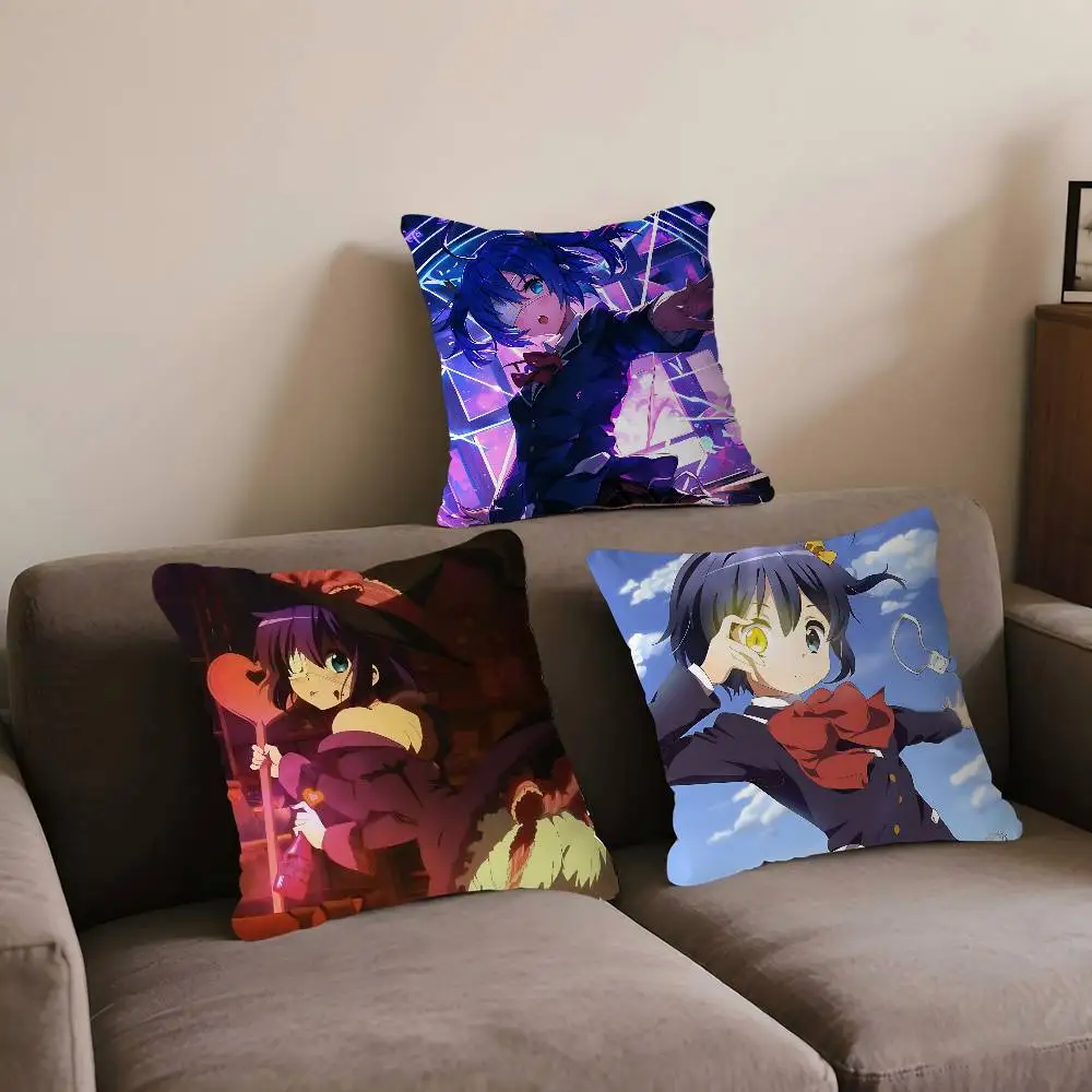 

Love Chunibyo T-Takanashi-Rikka Pillowcase Toon Gift Cushion Cover Bedroom Home Sofa Chair Seat Decor Pillow Case