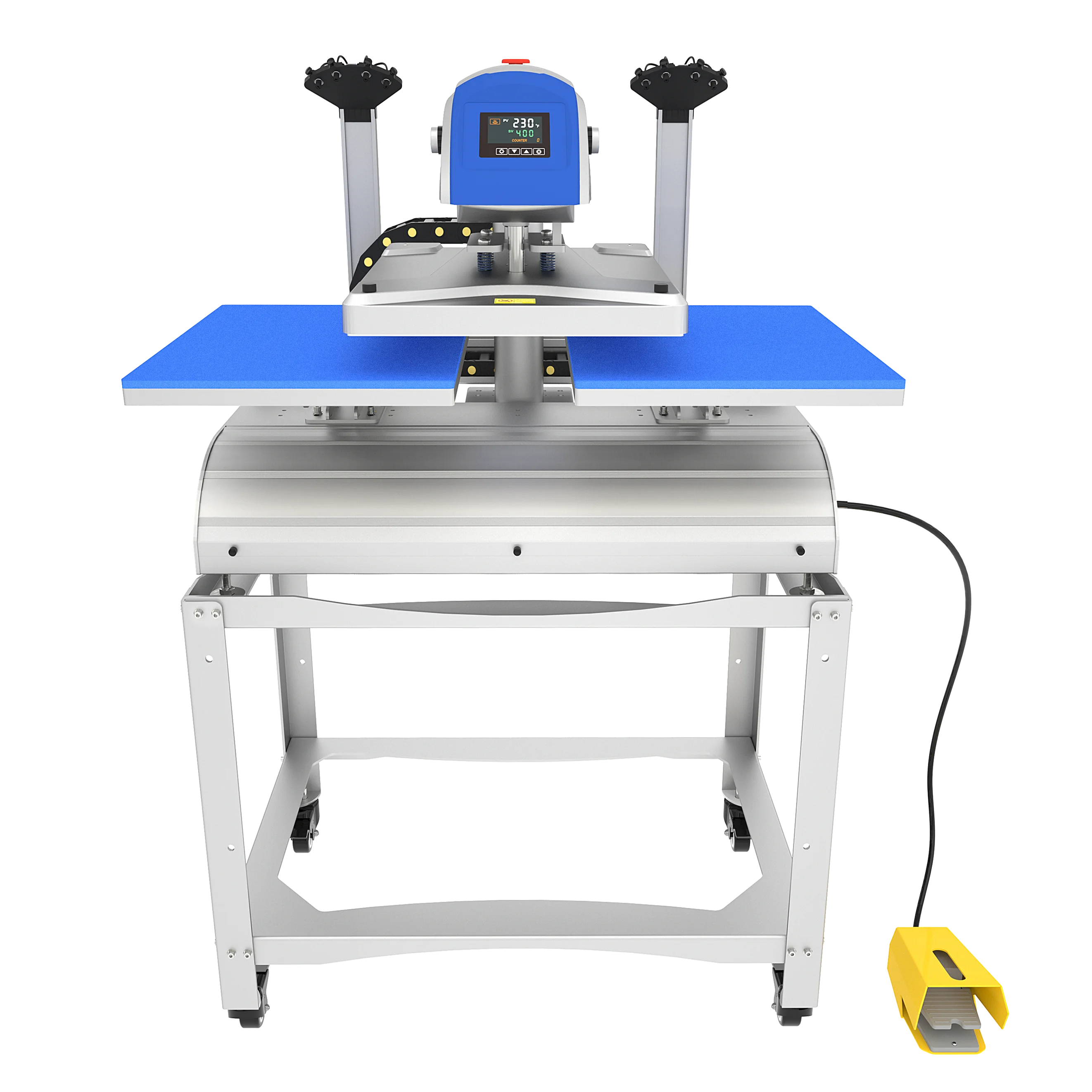 

Smart Dual-Platform Heat Transfer Press: Auto 16x20 Laser-Aligned Garment Printer for Sublimation & DTG