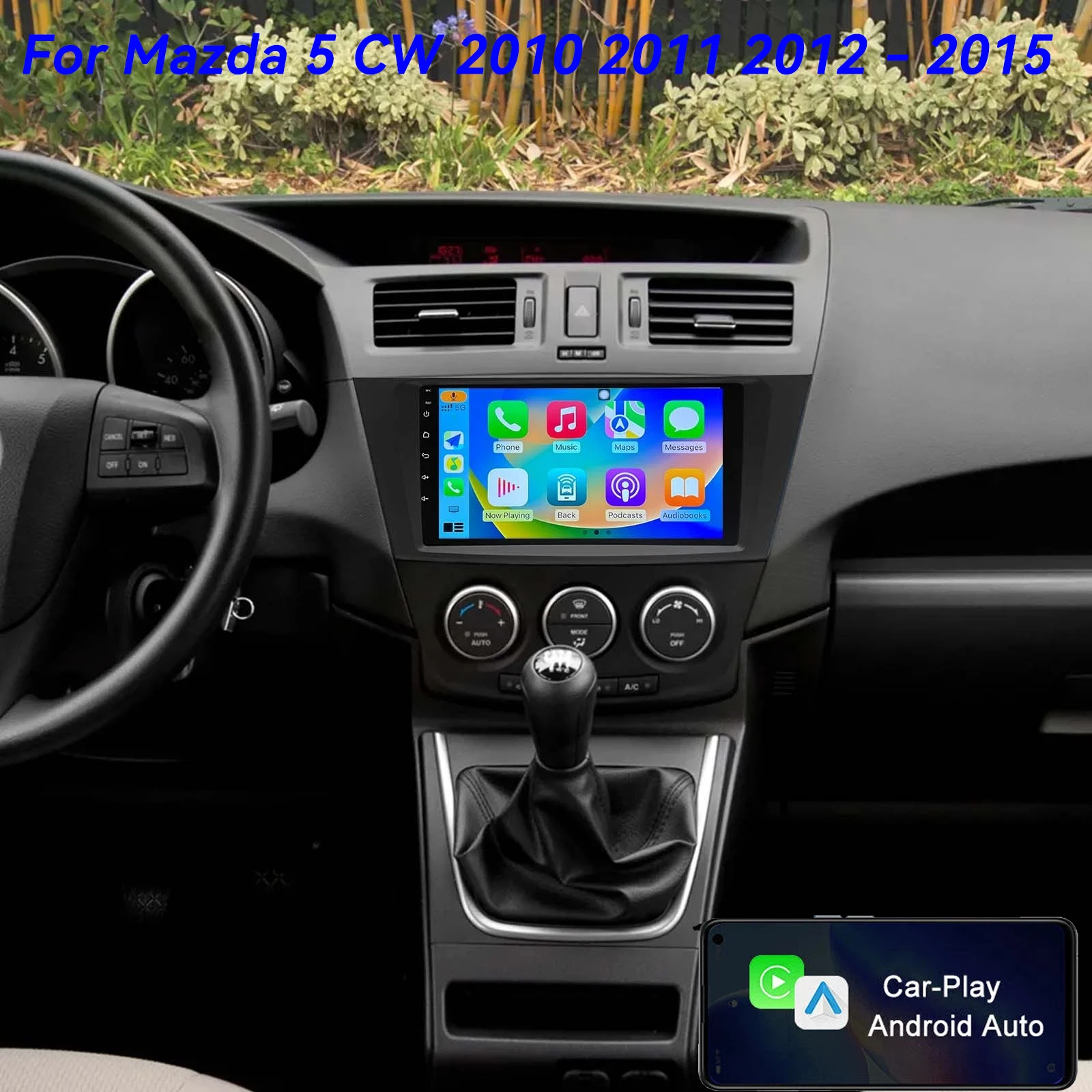 

Автомагнитола Android 16 Carplay Auto для Mazda 5 CW 2010-2015 с GPS-навигацией, мультимедиа, видео, Wi-Fi и 4G