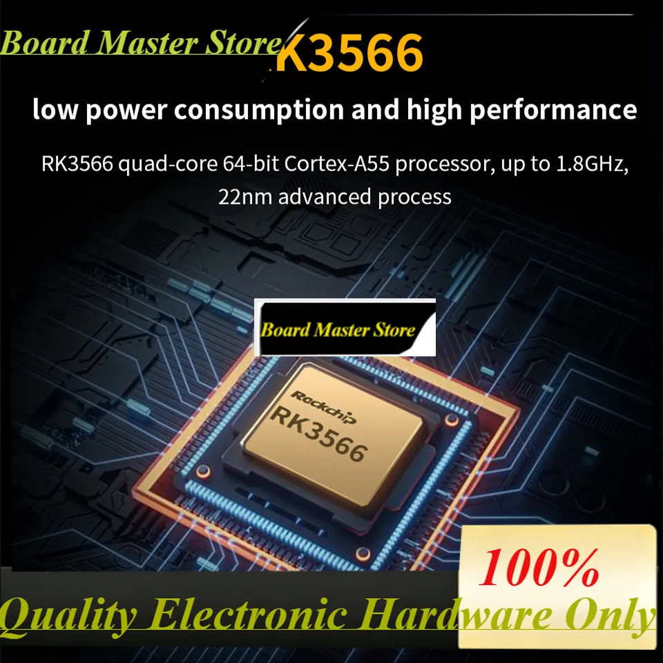 BoMasMOrange Pi 3b 8gb Ram Single Board Computer Rk3566 Up To 1.8ghz Chip Wifi-bt Development Board Orange Pi 3 Model B