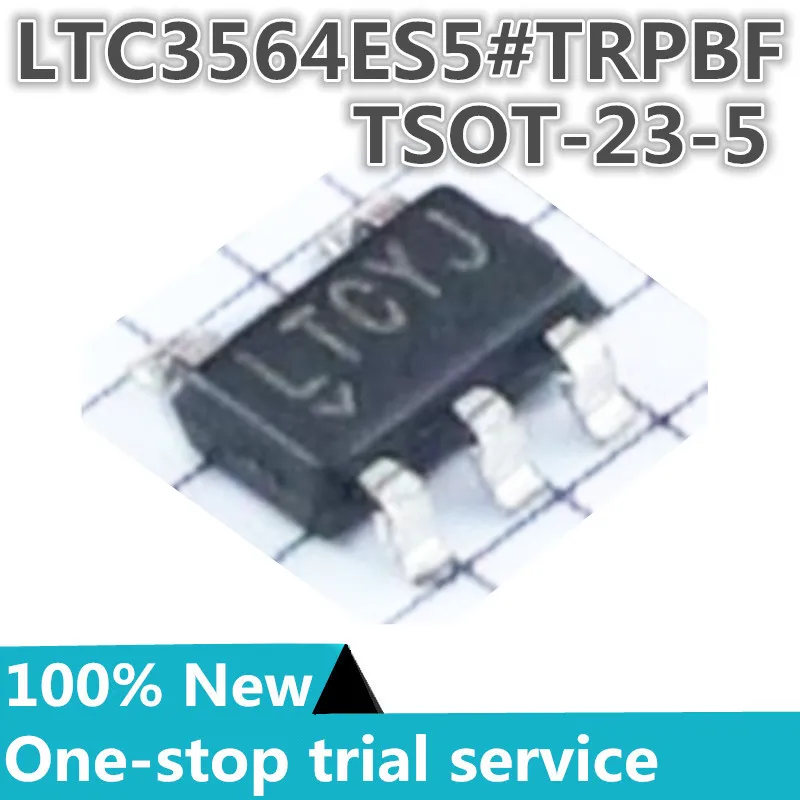 

2-100pcs %New original LTC3564ES5 LTC3564ES5#TRPBF LTC3564ES5#PBF Silk screen LTCYJ TSOT-23-5 Step-down DC-DC power chip