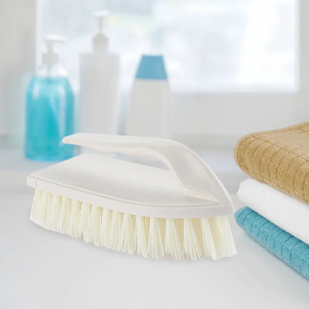 Heavy Duty Stiff Bristle Scrub Cleaning Brush with Non-slip Handle, Multi-purpose for Kitchen, Bathroom and Car Surface Cleaning