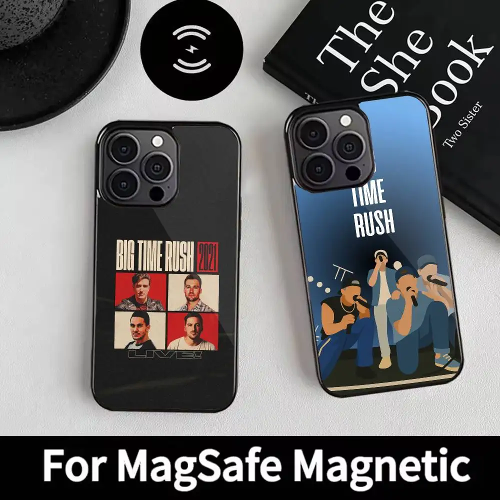 

BTR Big Time Rush band Phone Case For iPhone 17,16,15,14,13,12,Plus,Pro,Max For Magsafe Magnetic Wireless Charge