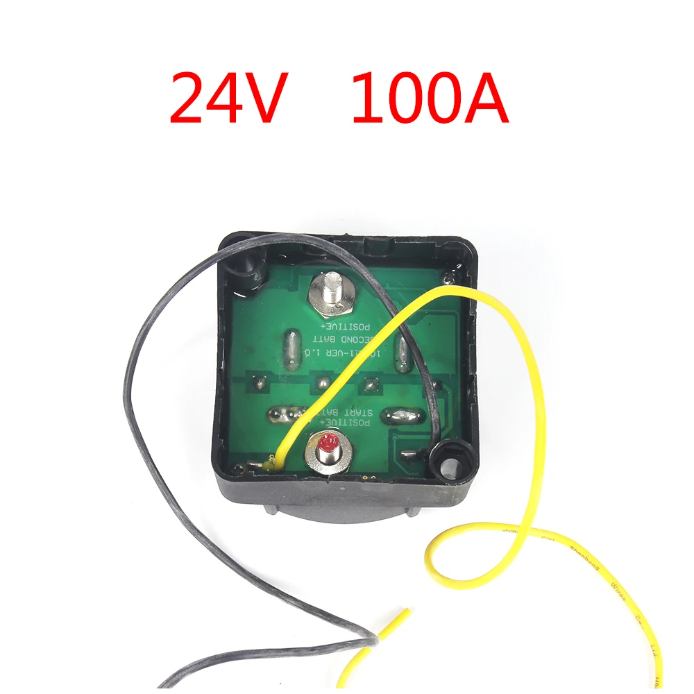 Relé sensible al voltaje de 12V y 140A, aislador de batería, relé de carga automática, accesorios para coche, relé de batería de coche