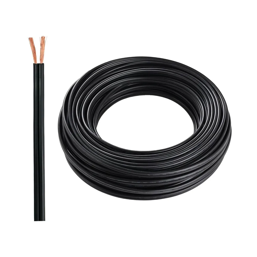 

14/2 Low Voltage Landscape Wire 100ft 14 Gauge 2 Conductor Outdoor Waterproof Direct Burial Lighting Cable Pure Copper