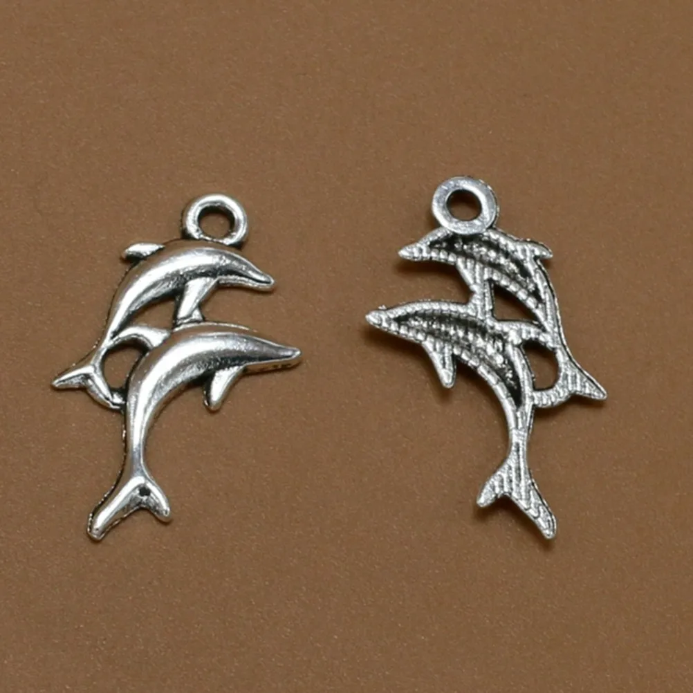 

20Pcs Dolphin Pendant Charms Alloy DIY Jewelry Making Supplies for Necklace Bracelet Earrings Craft Projects Charm Pendant Set