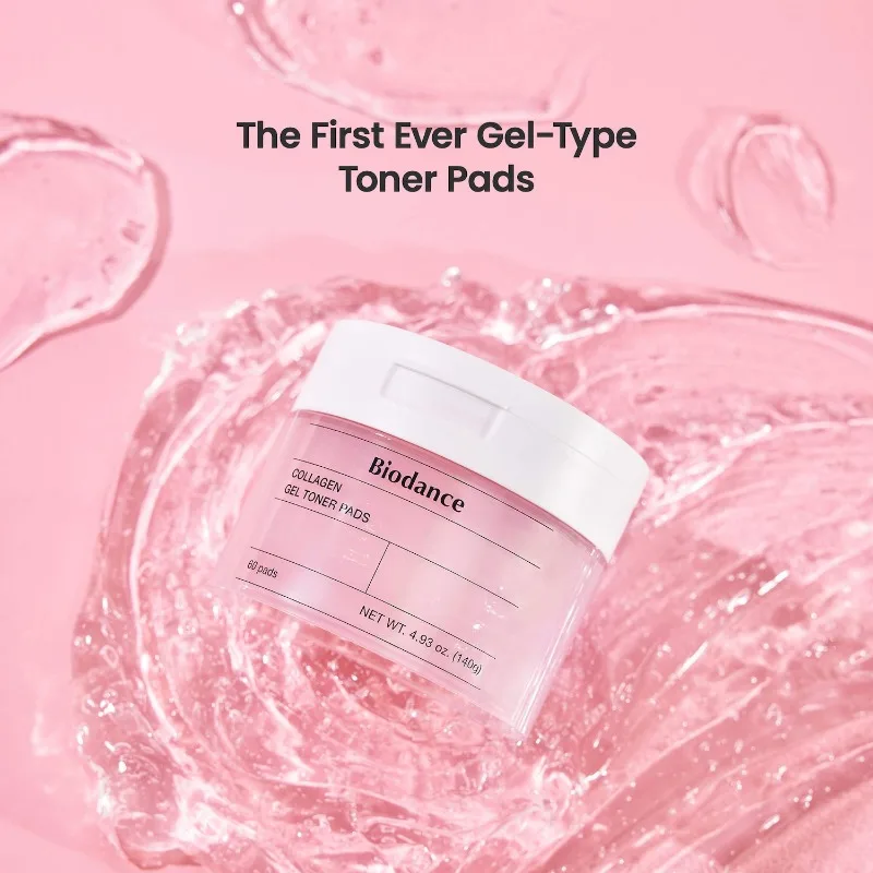 Biodance Gel Toner Pads Ampoule Serum Deep Moisturizing Boost Hydration Brightening All Skin Types Facial Skin Care Set