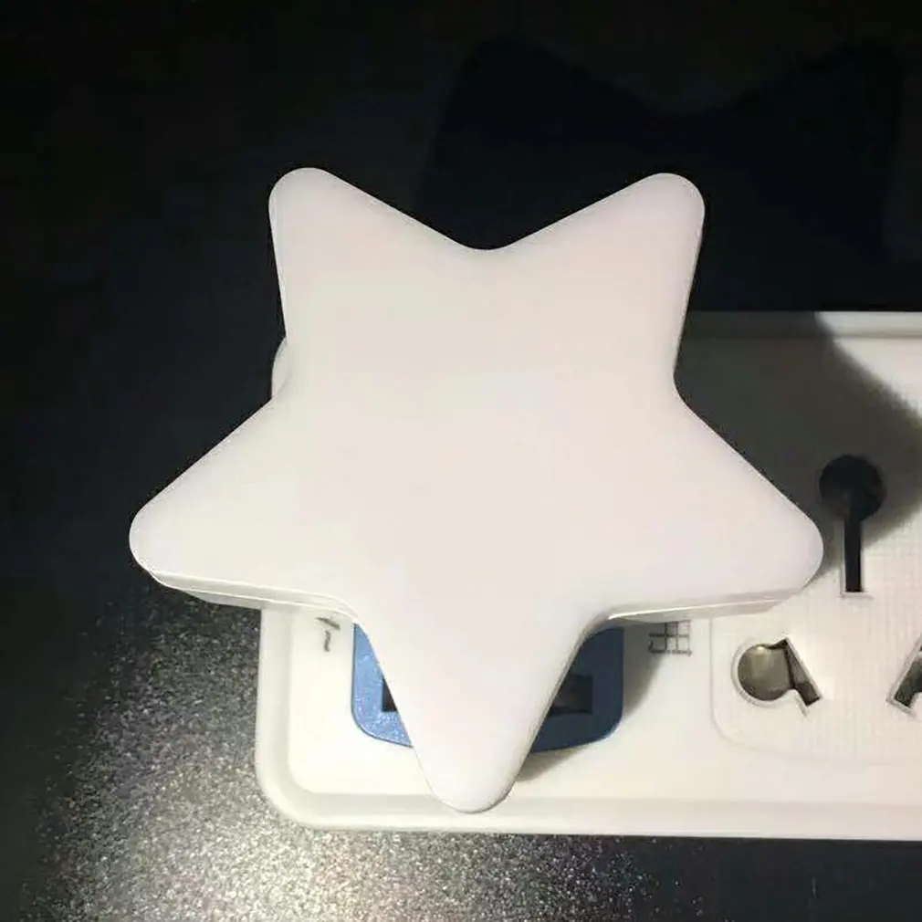 Mini LED Night Light Sensor Controle, Energy Saving Decoração, Luz das crianças da noite, Sala de estar, Quarto, Lâmpada de soquete