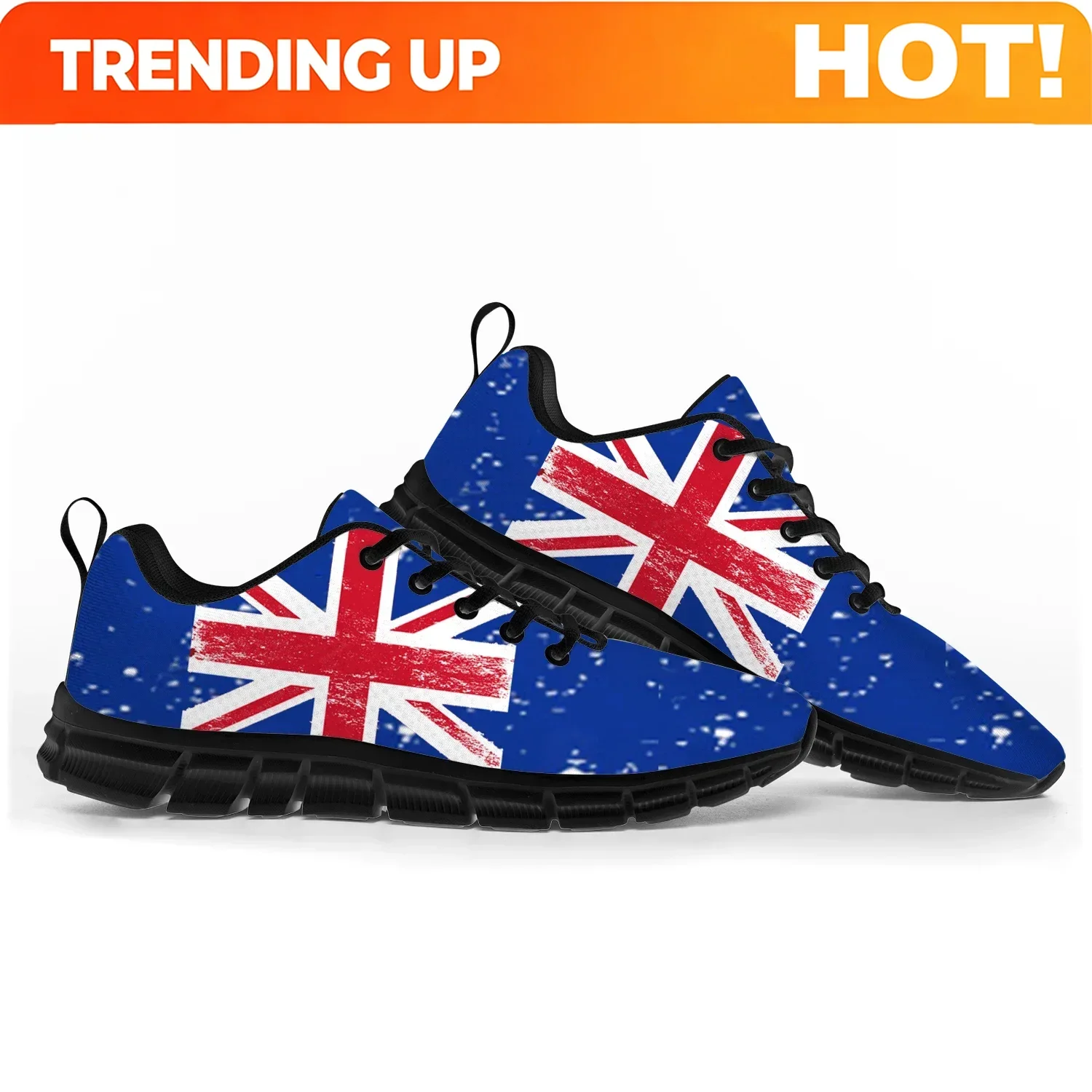 England Flag Sports Shoes Mens Womens Teenager Sneakers England Casual Custom High Quality Couple Shoes