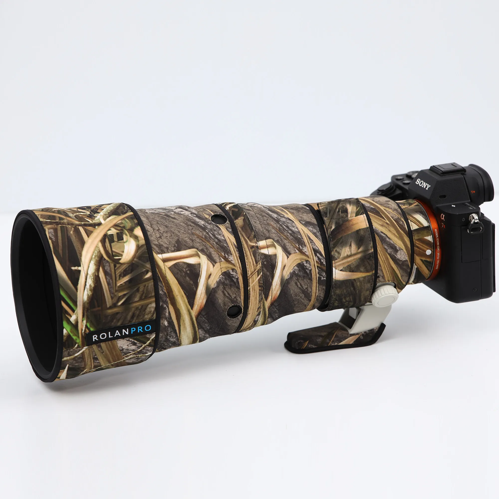 ROLANPRO Wasserdichter Objektivschutz für Sony FE 600mm F6.3 GM OSS Camo Regenschutz Schutzhülle SEL600F63GM Etui 600F6.3GM Stoff – Detail 27