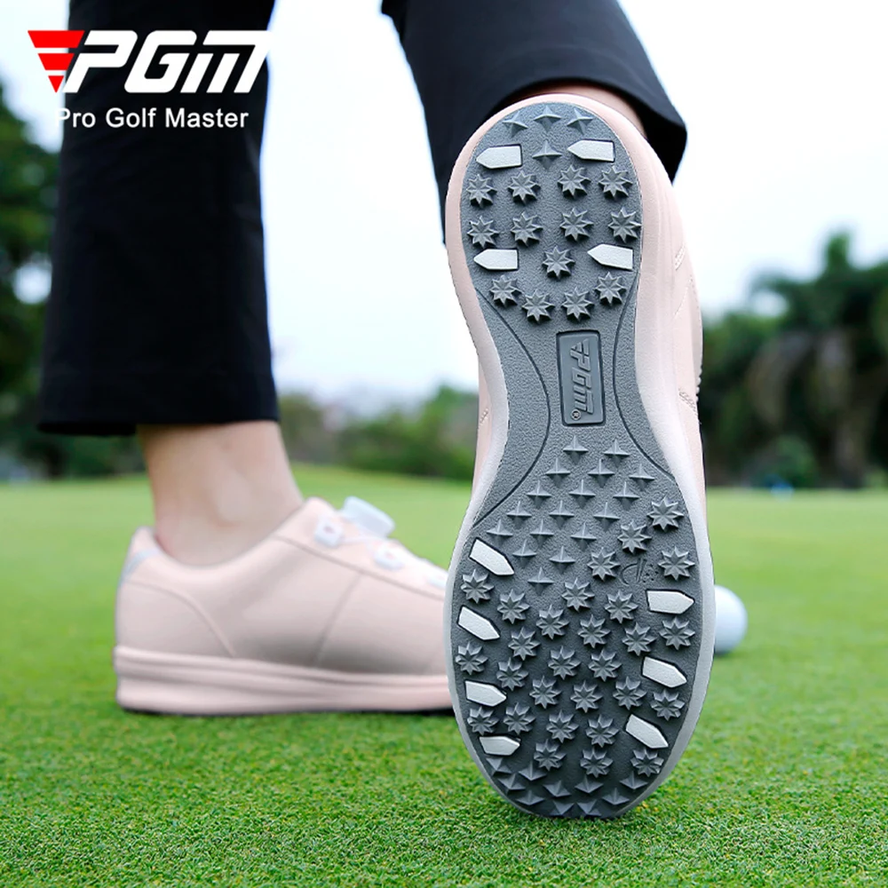 pgm-xz340-baskets-de-golf-pour-femmes-impermeable-anti-derapant-microfibre-lacage-rapide-ultraleger-confortable-chaussure-d'amortissement-a-rebond-eleve