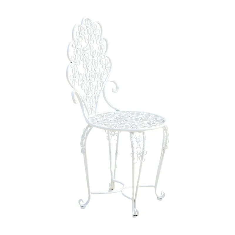 Outdoor Table and Chair Set for Patio Balcony Garden Iron Furniture Coffee Table Set 3 Piece Casual Outdoor Seating