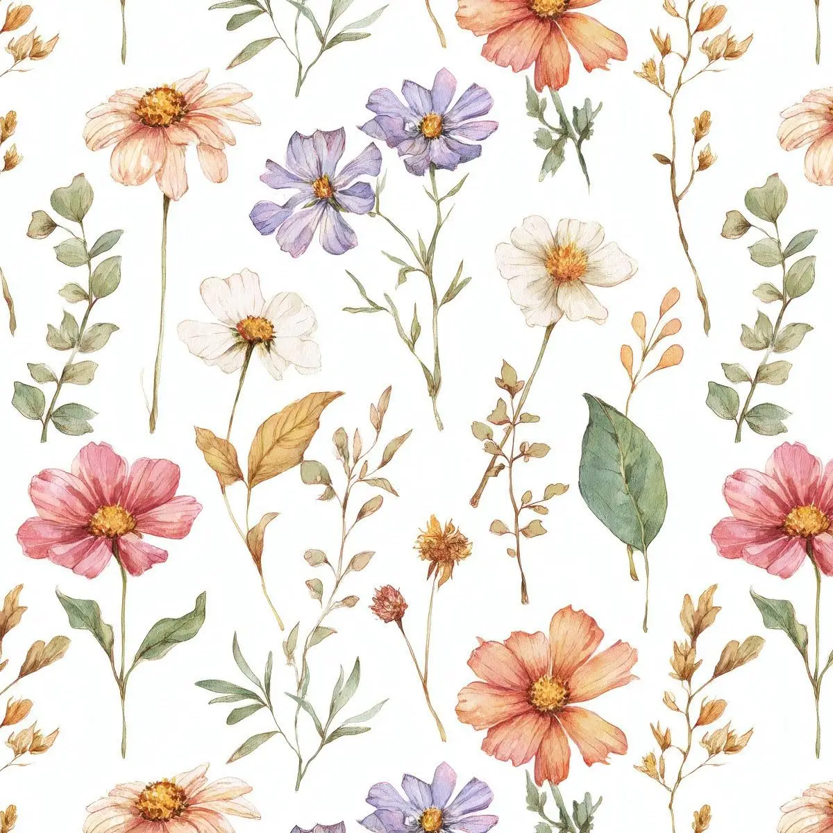 

Floral Peel and Stick Wallpaper Boho Self-Adhesive Wall Paper Modern Multicolor Flower Removable Contact Paper for Bedroom