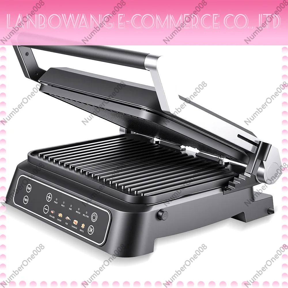 2 in 1 Sandwich Maker and Waffle Maker 2000W Non-Stick Removable Plates