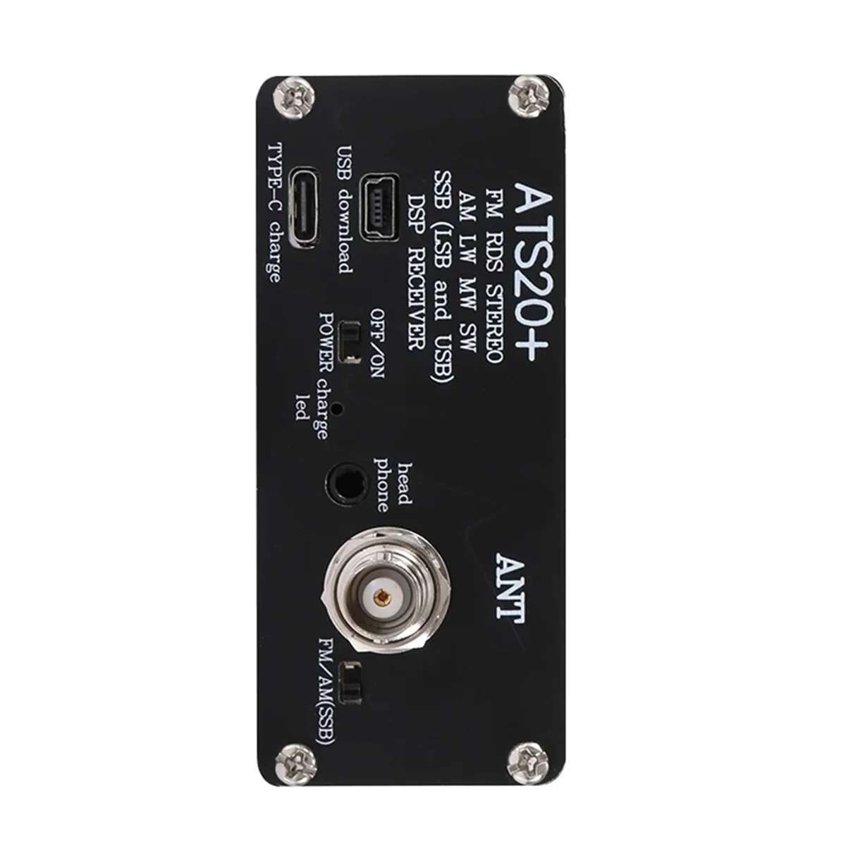 جهاز استقبال راديو ATS-20+ Plus V2 SI4732 SDR فعال مع شاشة OLED