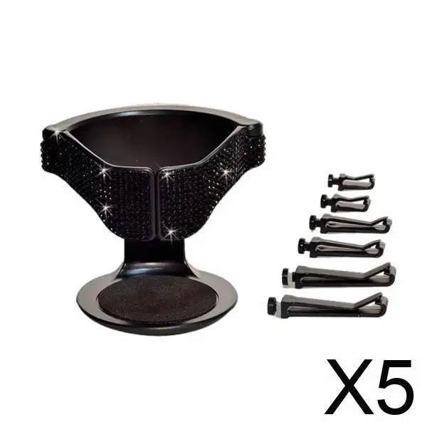 

Vehicle Air Conditioner Vent Water Bottle Bracket Rhinestone Cup Holder Clip Adjustable for the Car Accessories Interior Upgrade