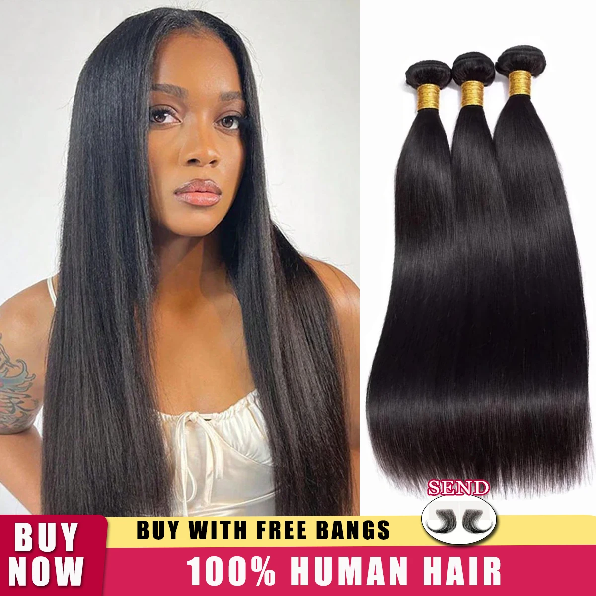 

Бразильские 30, 34 дюйма, необработанные девственные необработанные 100% человеческие волосы для наращивания, прямые 3, 4 пучка волос с двойным утком, объемное плетение волос