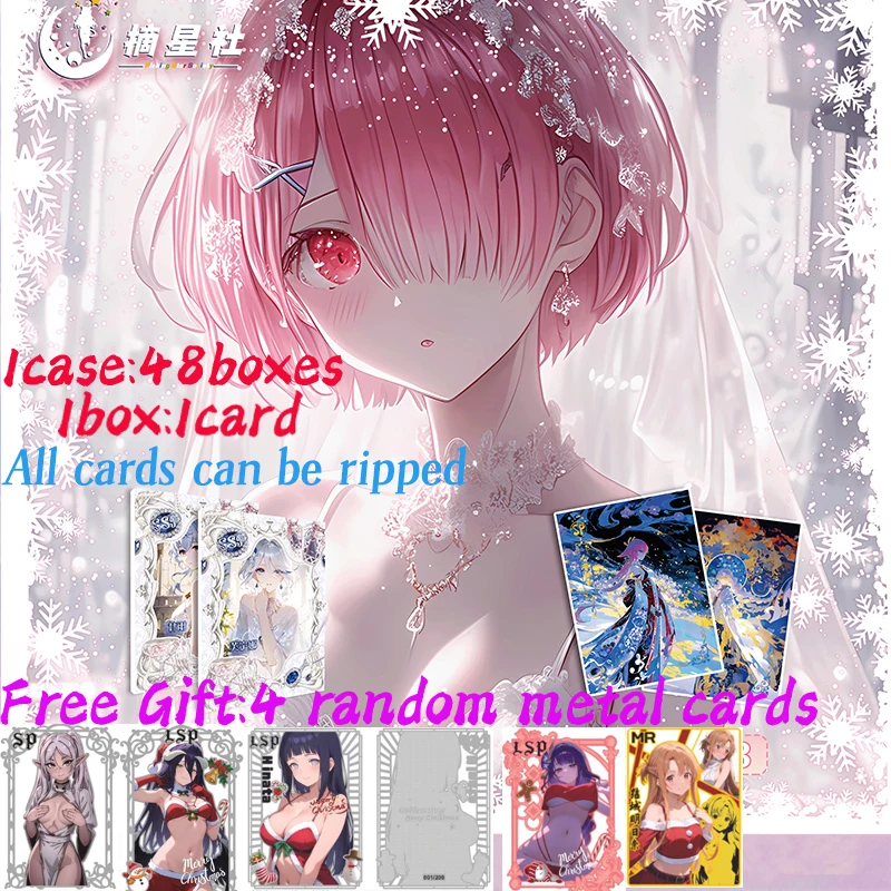 2024 Newest Starry Kiss Goddess Story Collection Card  Waifu Swimsuit CCG ACG TCG World Trading Hobbies Gift