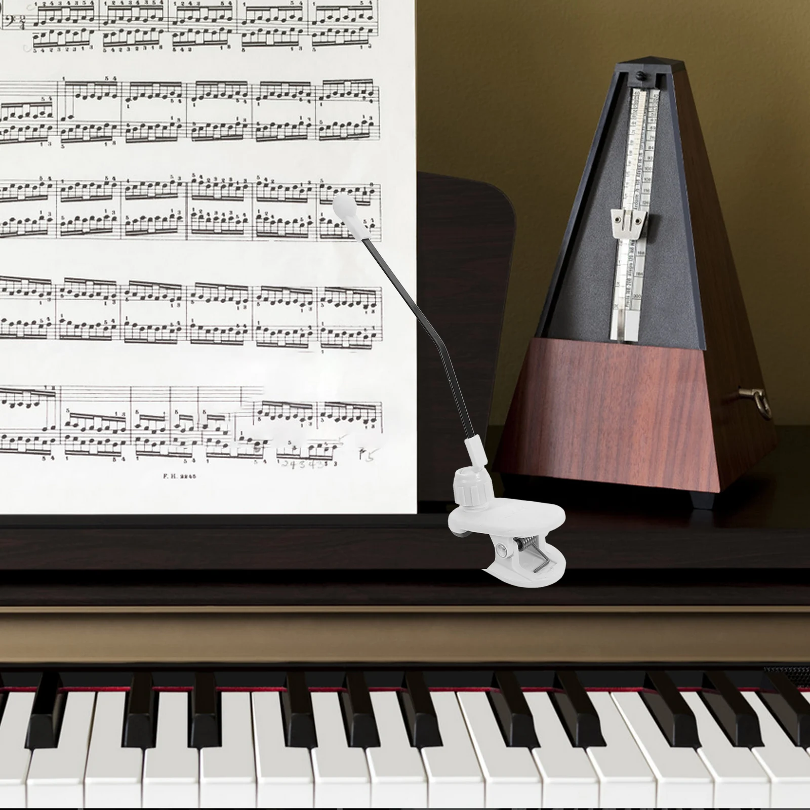 

Piano Score Stand Metal Music Clip Clamp Frame Keyboard Book Holder Plastic Clips