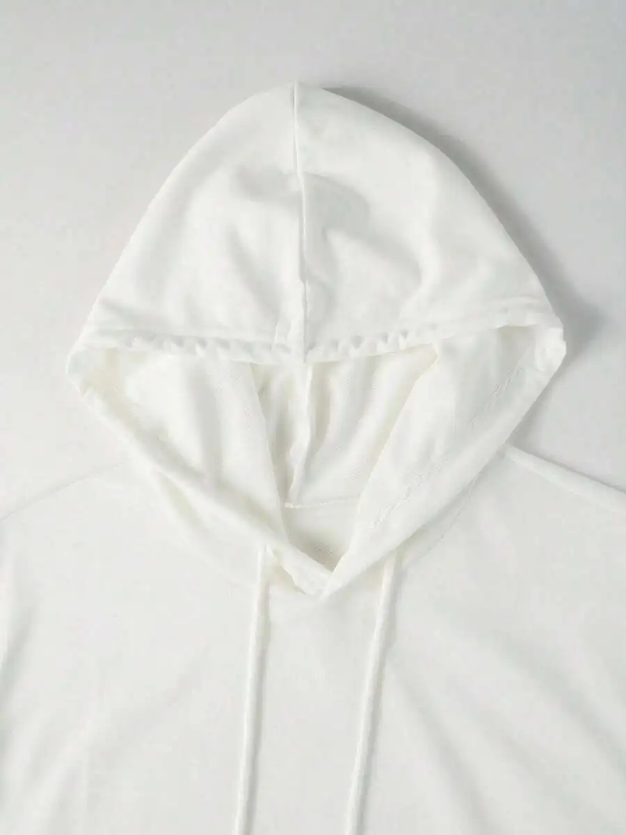 Mens Summer Casual Drawstring Hooded Sleeveless Vest