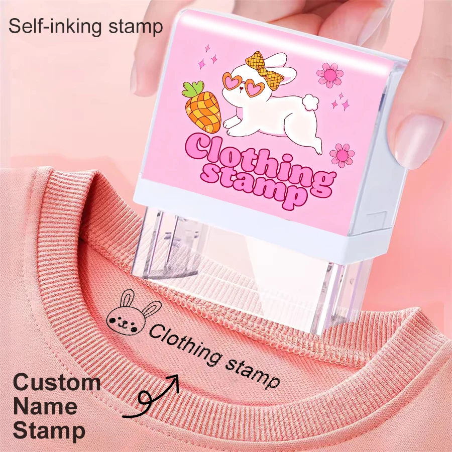 

Kids Name Stamp for Clothes-Personalized Waterproof Clothing Stamp School Supplies Labels|Anti-Loss Daycare Gift|Washable Marker