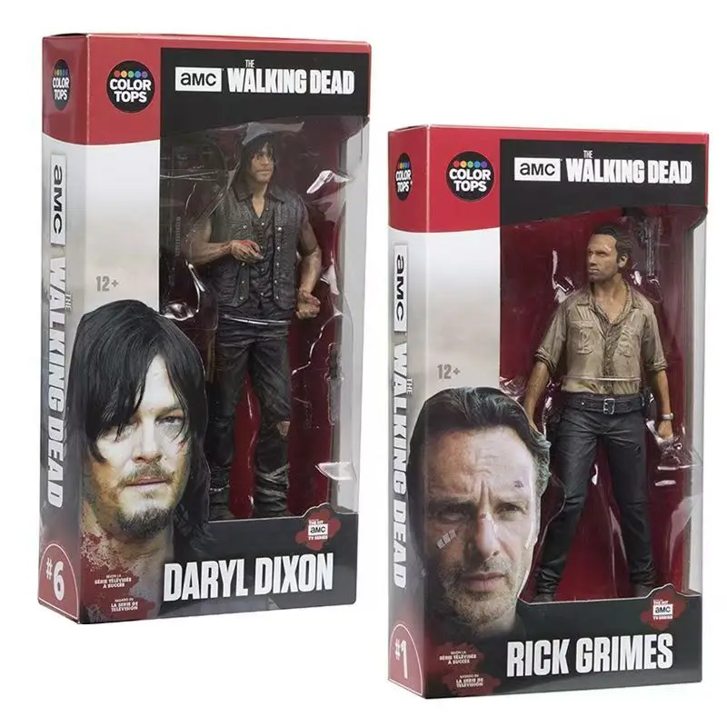 figurine-d'action-du-film-walking-dead-de-7-pouces-rick-grimes-sherif-daryi-negan-modele-de-poupee-anime-en-pvc-jouet-a-collectionner-en-stock