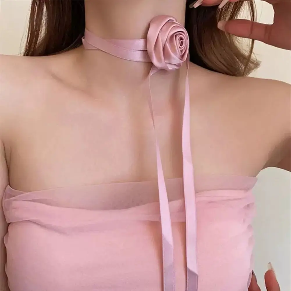 2PCS Multi-function Rose Curtain Tieback French style Elegant Curtains Tie Rope Sweet Satin Ribbon Ribbon Curtain Buckle Home