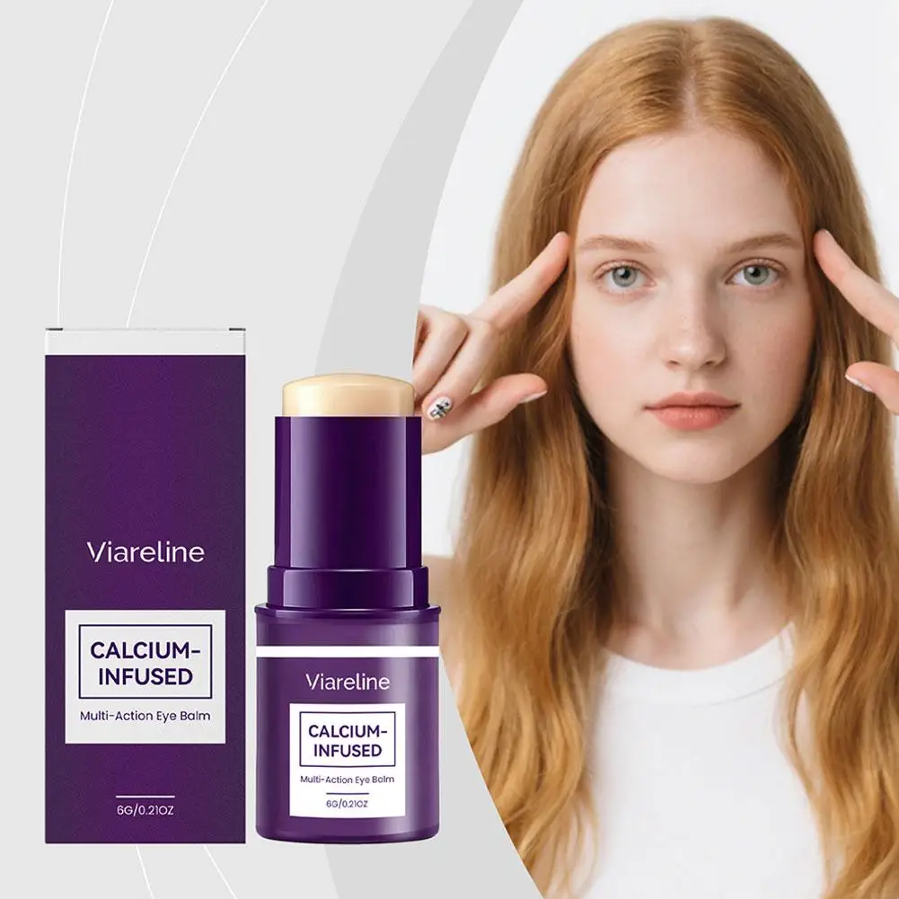 Calcium Volume Multi Balm Deep Hydration Face Skin Elasticity Enhanced Puffy Eyes Treatments Anti Wrinkle Collagen Balm Stick 6g