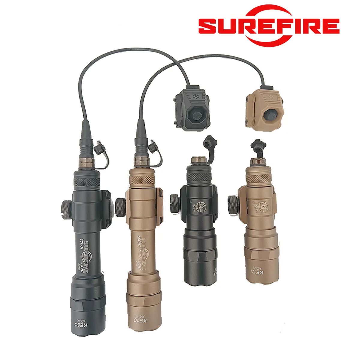 Surefire M600 M600C M300 Tactical Flashlight Airsoft Hunting MINI Scout Light With UNITY AXON SL Switch For 20mm Picatinny Rail