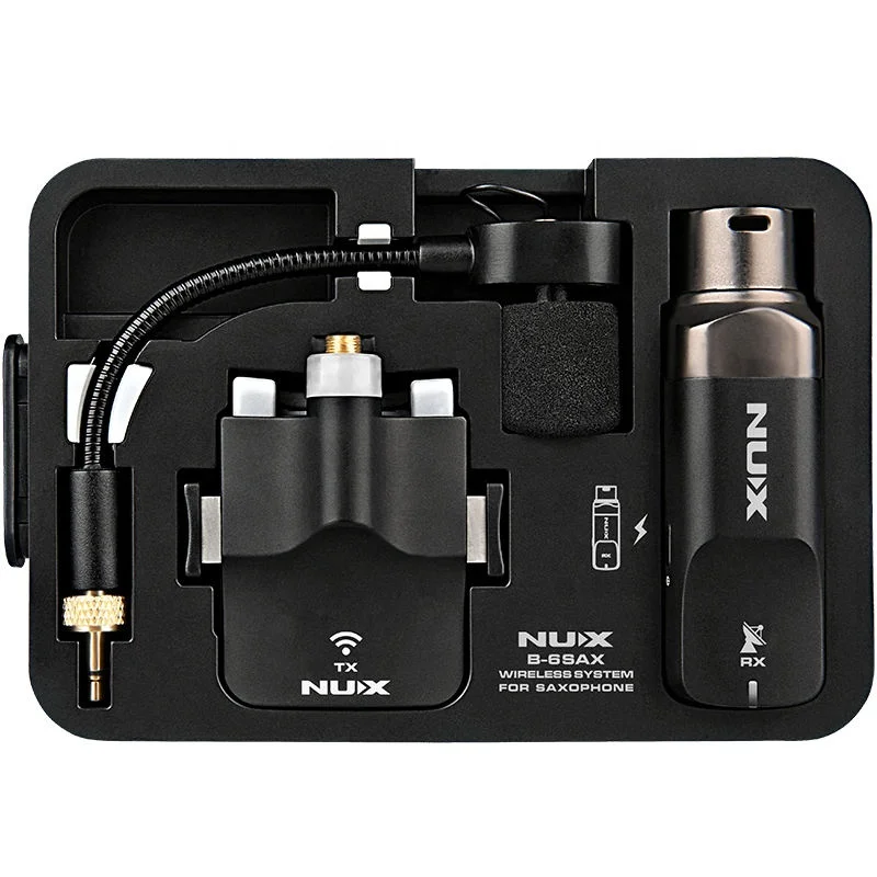 Saxophone And Wind Wireless Microphone Transmitter And Receiver System Sax Mic