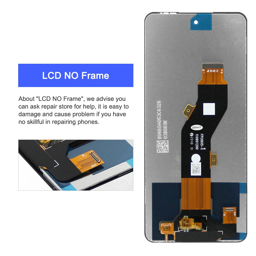 Smert8 LCD Display For Infinix Smart 8 X6525 Mobile Phone Lcd For lnfinix Smart 8 Phone Screen Replacement Assembly