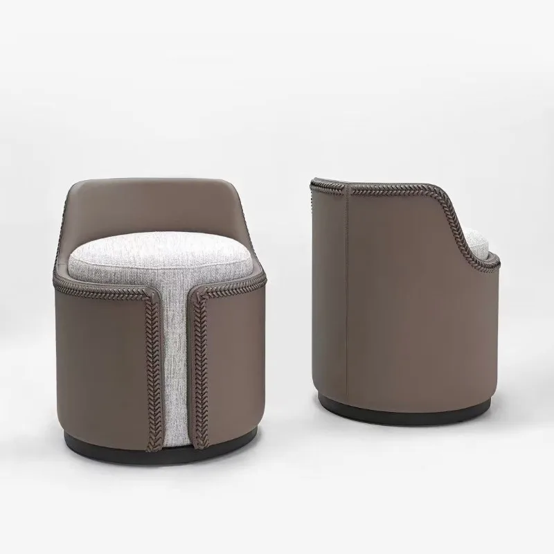 Home bedroom premium makeup stool, model house villa saddle makeup chair