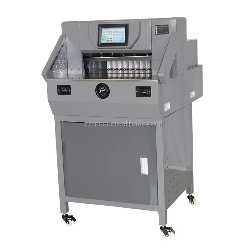 High Efficiency A3 A4 Paper Cutting Machine Program Paper Trimmer Electric Paper Guillotine Cutter