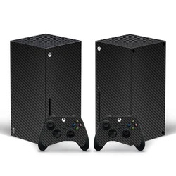 Black Carbon Style Xbox Series X Skin Sticker for Console & 2 Controllers Decal Vinyl Protective Skins Style 1