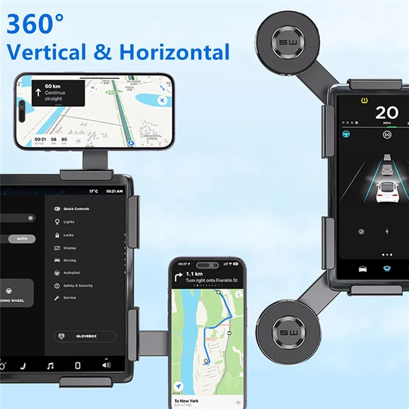 

-A12R для Magsafe, сверхсильный магнитный автомобильный держатель для телефона Tesla Model 3/Y, подходит для всех смартфонов