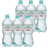 Curatius Beskidzki Natural carbonated mineral water 1l X 6 pieces