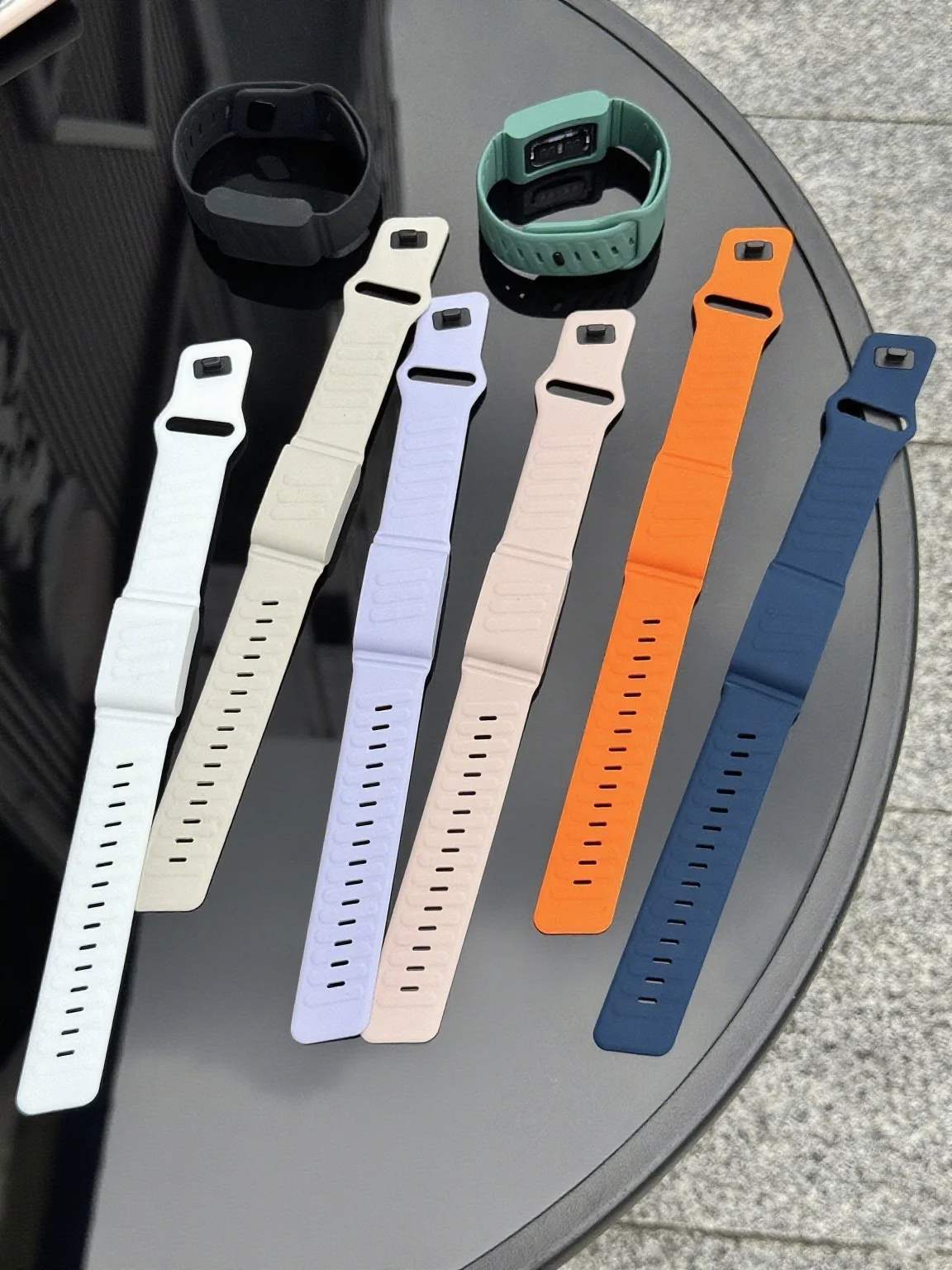 Comfort Durable Silicone Wristband Compatible with WHOOP 4.0 Band, Soft Silicone Sports Loop Strap for Men & Women