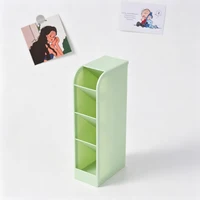 1pcs Vertical Slant Pen Organizer Desktop Stationery Storage Box Multi Compartment Pencil Holder Back to School Desk Accessories 5