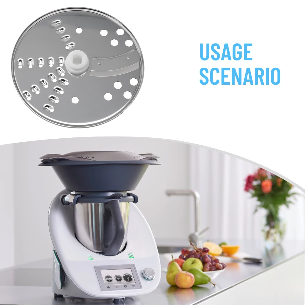 Master the Art of Slicing and Shredding with Stainless Steel Disc for Thermomix Chopper Elevate Your Cooking Game