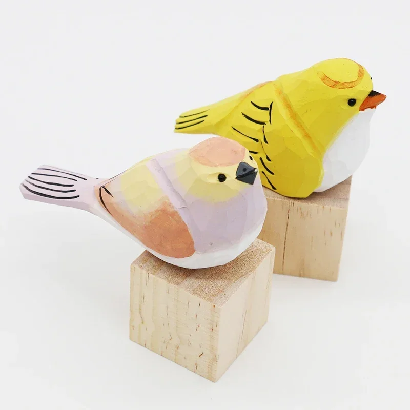 Creative Home Decoration Craft Garden Desktop Figurine Toys Nordic Style Bird Figurine Art Home Living Room DIY Craft Decoration