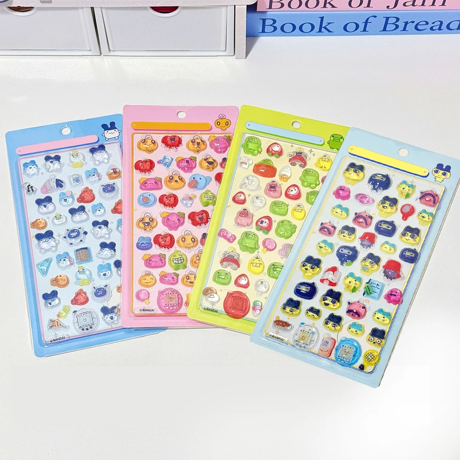 1/4 قطعة ثلاثية الأبعاد الكرتون تماغوتشي ملصقات DIY بها بنفسك سجل القصاصات المحمول ملصق مائي بونبون قطرة الختم ملصقات سجل القصاصات المفضلة الهدايا  bons bons bonsongi doll lop lopsif sluule