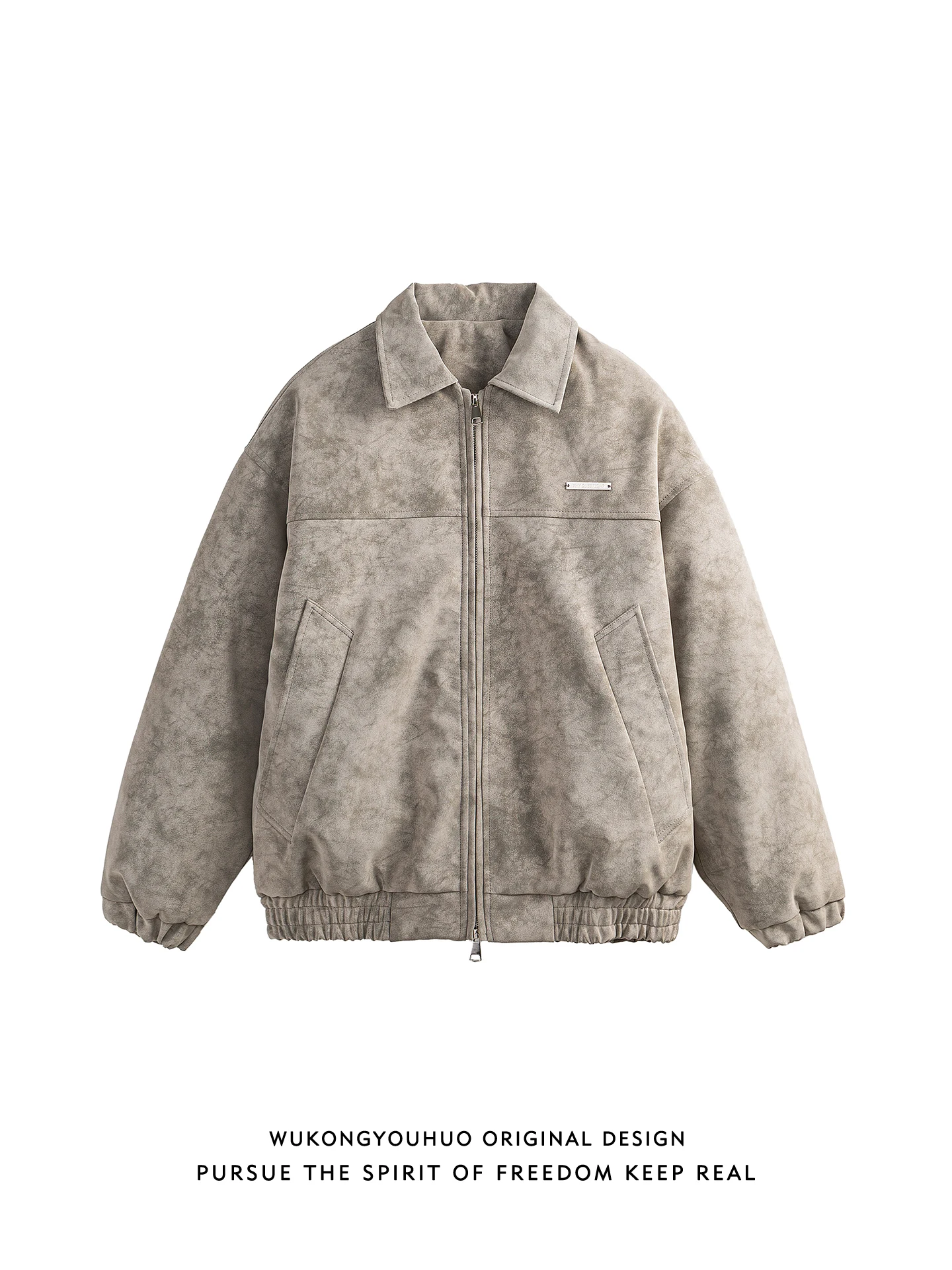 

American Retro Dyed PU Leather Cotton Jaet Loose Fit Warmth Motorcycle Coat for Men Youth ular Sle Not Hooded Winter T...