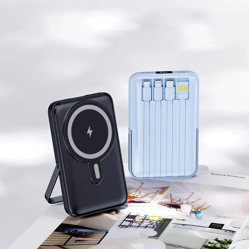 Magnetic Wireless Power Bank 10000mAh 22.5W Fast Charging Portable Charger External Battery Pack For iPhone Xiaomi Samsung view 6