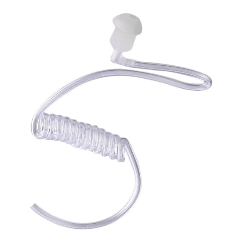 RISENKE Earpiece for Icom IC-F24S,IC-F3,IC-F4,IC-H6,IC-U12,IC-V82,IC-V86,IC-F4011 Radio, Acoustic Tube Surveillance Headset